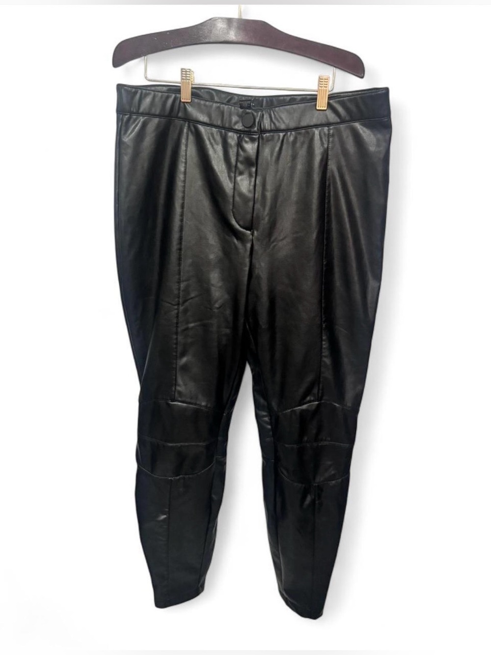 Forever 21 Black Faux Leather Pants